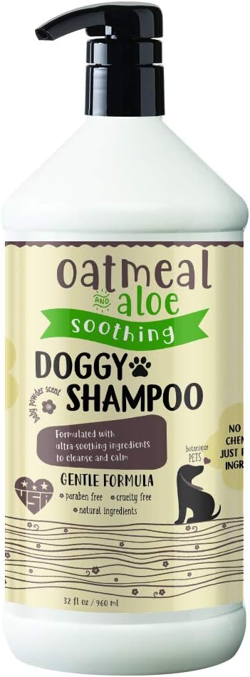 Botanique Pets Dog Shampoo with Ultra-Soothing Ingredients to Cleanse and Calm, 32oz /960 ml