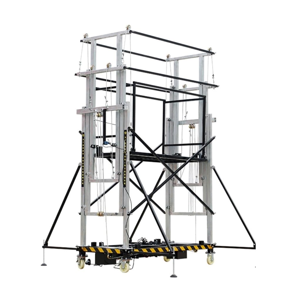 andamio eléctrico Plataforma elevadora plegable móvil elevadora de andamios eléctrica plataforma eléctrica(4M)