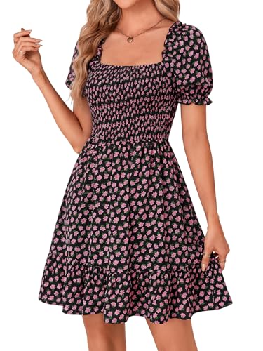 Image of Rooscier Women's Summer Boho Mini Dress