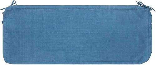 Miniatura 112 de FUNHOME Funda de cojín de banco para exteriores de 42 x 18 x 3 pulgadas, funda impermeable con cremallera y lazos, funda resistente a la Medalla