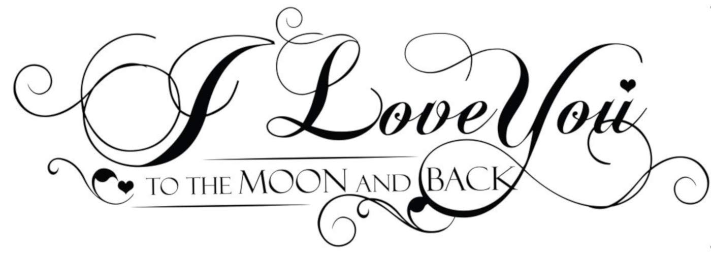 Walplus Swarovski Crystals and I love You Quote Wall Stickers, Multi-Colour, 90 x 30 x 0.5 cm