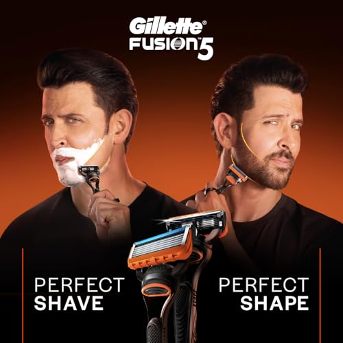 Image of Gillette Fusion Premium Shaving Kit, Gift for Men | 1 Razor Handle, 2 Cartridges, 1 After Shave Lotion