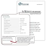 Digital Plextor PlexWriter PX-891SAF-R 24X SATA DVD +/- RW Dual Layer Burner Drive (Retail Pack) - Image 3