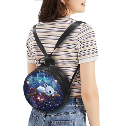 Upetstory Small Crossbody Round Purse for Women Teen Girls Shoulder Bag3