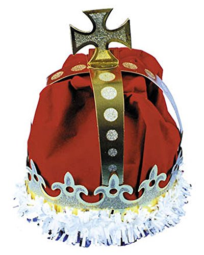 Morris Costumes Crown Kings Paper Red