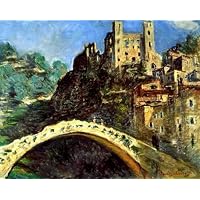 Amazon.co.jp: 15 枚の油絵 アムステルダムの運河 クロード・モネ 風景