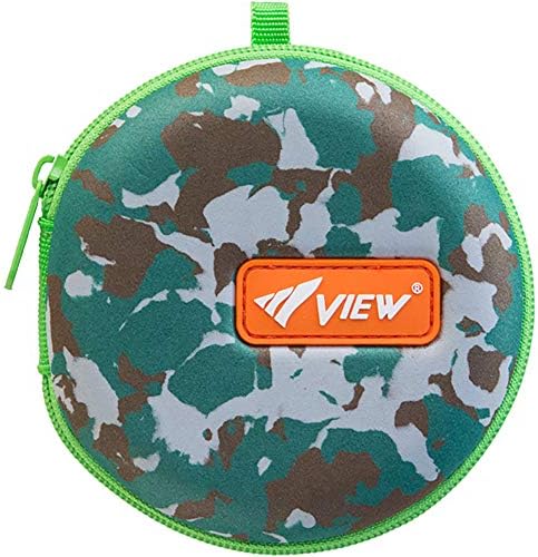 VIEW Swimming Gear Estojo para óculos, marrom/verde