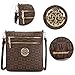 Montana West Crossbody Bags for Women Small Shoulder Travel Purses Multi Pocket Triple Crossover, Lightweight with Adjustable Strap MWC-B042BR