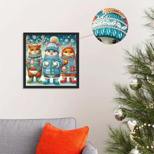 Image of Tontut Diamond Painting Kit for Adult Beginners, Bear 5D Special Diamond DIY Crystal Rhinestone Crafts for Home Wall Decoration