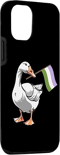 Miniatura 3 de iPhone 1212 Pro Genderqueer Goose Bi Pride Flag Bi Pride Parade Flag LGBTQ Case