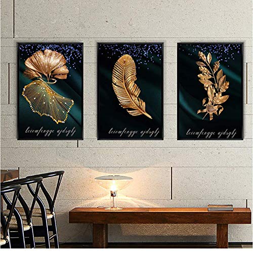 Modulaire photos mur art HD plantes feuille prints simple style