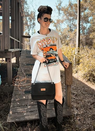 Bolso de hombro Wrangler para mujer con correa de cadena miniatura 2