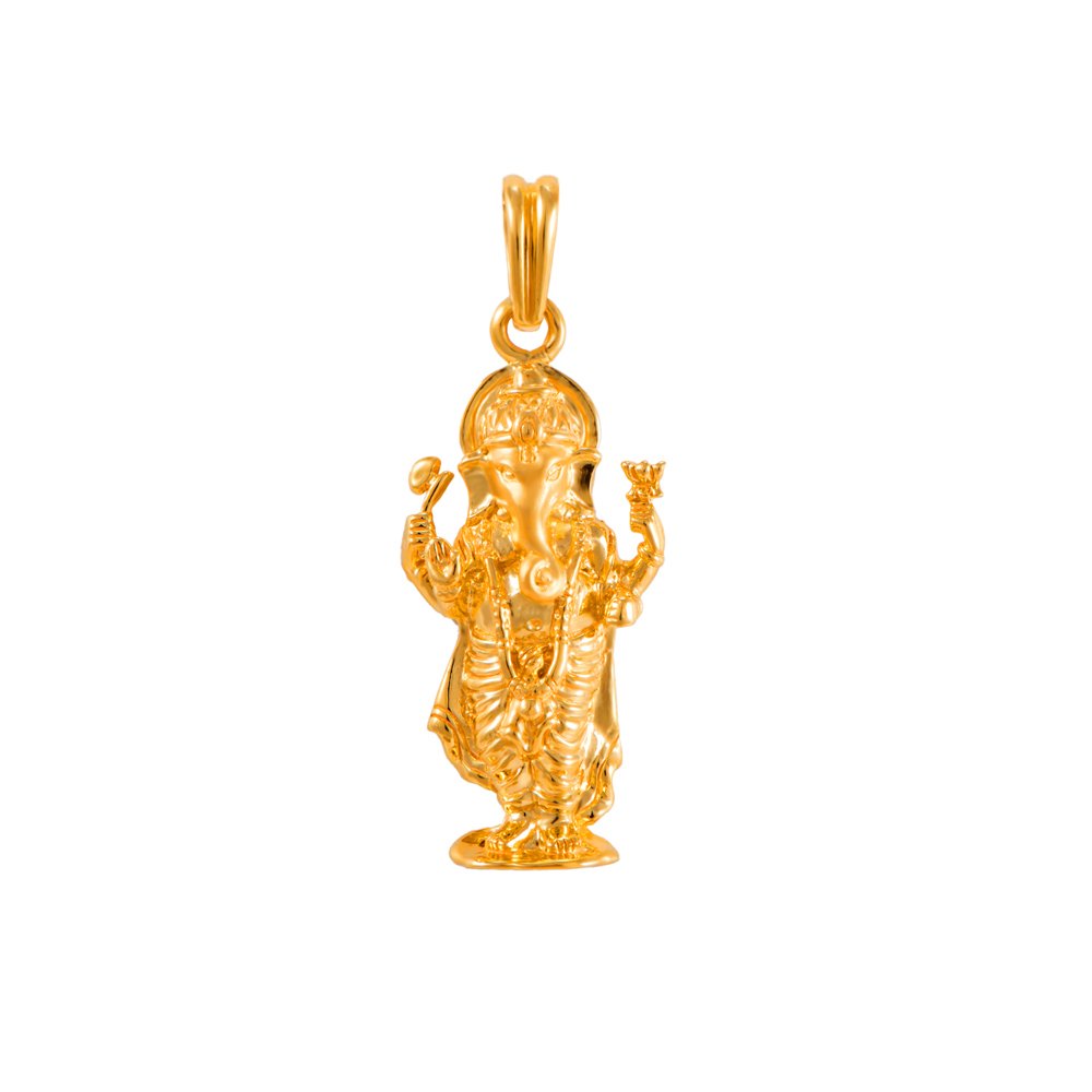 joyalukkas Impress Collection 22k Yellow Gold Pendant-picture-40