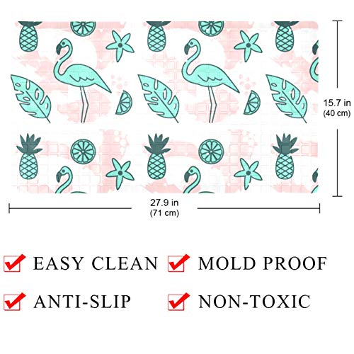 Tapis de bain antidérapant 120 ventouses confort et design