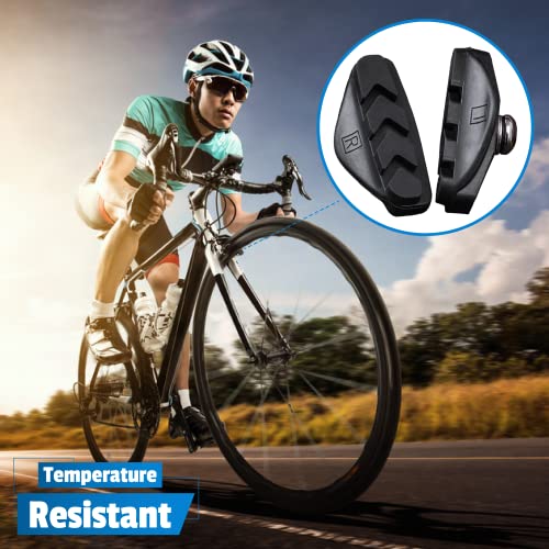Elapco Bike Brake Pads 4 Pcs With Installation Tool Caliper, Bicycle Brake Pads Ideal Road Brake Pads For Mountain Riders, C Shaped 50Mm Pads For Mountain Bike Brake Pads, Reliable In Wet Condition #TOP2