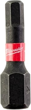 Milwaukee 4002395385577 vidalama şaftı, darbeli matkap için, siyah