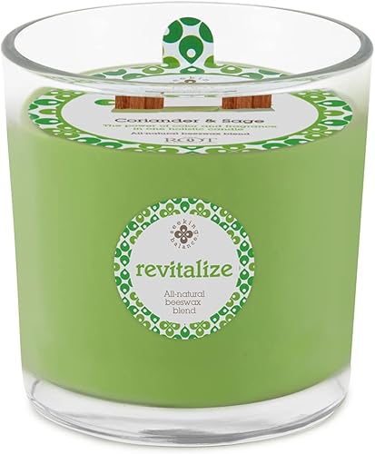 Vista 134 de Root Candles Seeking Balance - Velas de aromaterapia con mecha de madera, 12 onzas, energiza: eucalipto de romero Energizar: eucalipto de romero