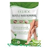 Wachsperlen zur Haarentfernung,Aloe Veras schmerzfreie Wachsperlen zur Haarentfernung bei empfindlicher Haut - Sanfte Haarentfernungs-Wachsperlen für Schambereich, Achselhöhlen, Bikinizone, Suphyee