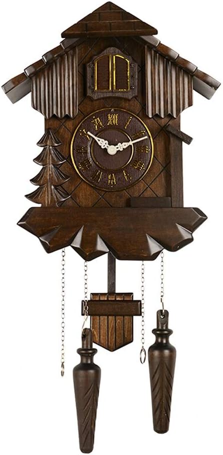 Clock, s Creative Cuckoo Retro Living Room Wood Pendulum Clock Decor s