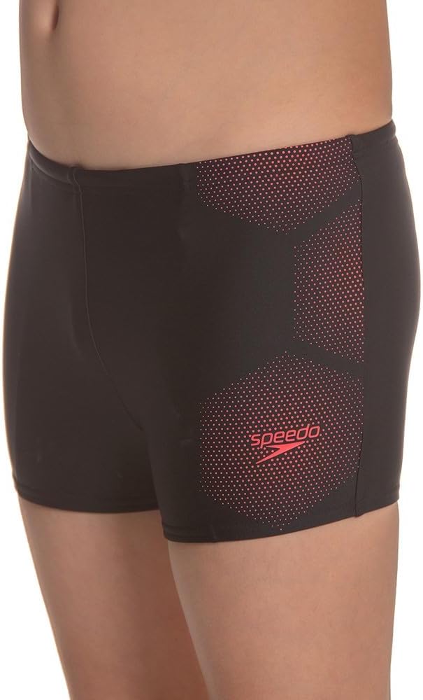 Boy's Endurance 10 Hexagon Print Tech Placement Aquashort
