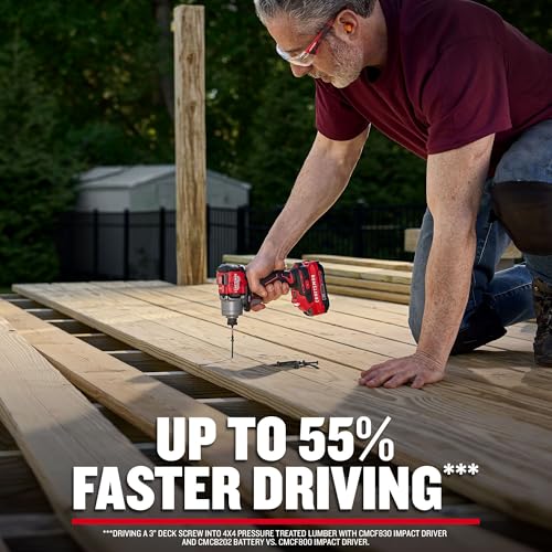 CRAFTSMAN V20 Cordless Brushless Impact Driver Set, 1/4 Impact Driver, Includes 2 Batteries and Charger (CMCF830D2) thumbnail 5