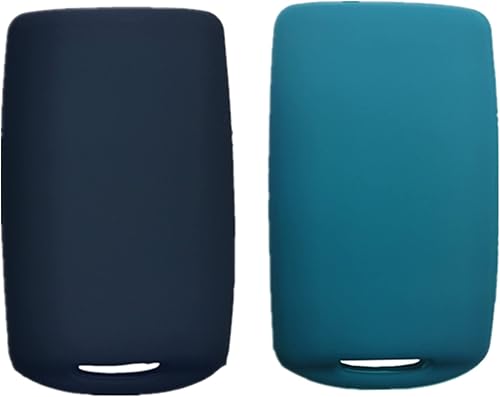 Miniatura 9 de RUNZUIE 2 llaveros inteligentes de silicona con 4 botones para Mazda 3 6 CX-30 CX-5 CX-9 CX-9 CX-50 C-90 2024 2022 2021-2019 (rojonegro con rojo)