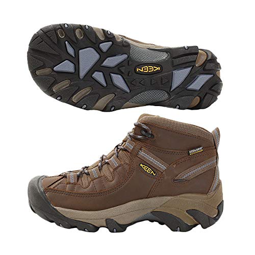 KEEN Women's Targhee 2 Mid Height Waterproof Hiking Boot, Slate Black/Flint Stone, 9 M (Medium) US