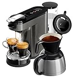 senseo kaffeemaschine silber metallic Hochwertige Chromelemente und Metallic-Lackierung