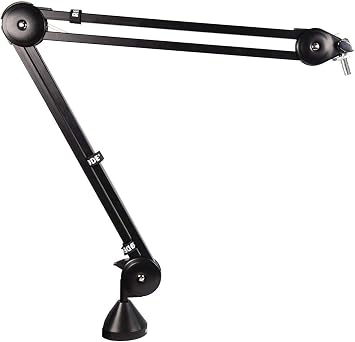Shure SM7B Cardioid Dynamic Microphone w/Tripod Boom Stand Package