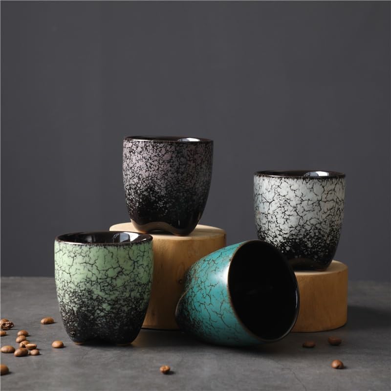 GSOUL Kungfu Tea cup Cup Retro Ceramic Water Japanese Tea Coffee Single Personal Small Tea Cups