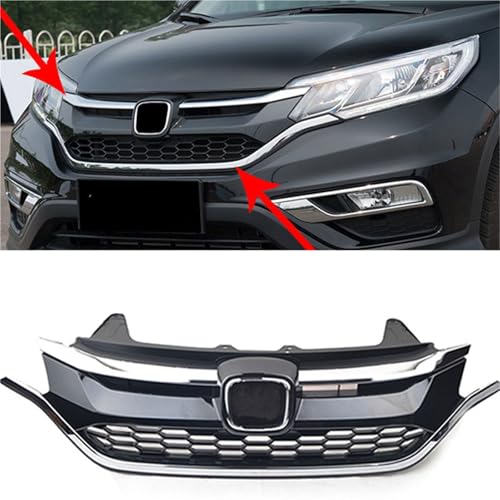 Parrilla de malla rejilla carreras parachoques delantero coche CRV 15-16 2