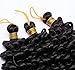 20cm 3Pcs Extensiones de Pelo Sintético para Trenzas Africanas Water Wave [Negro...
