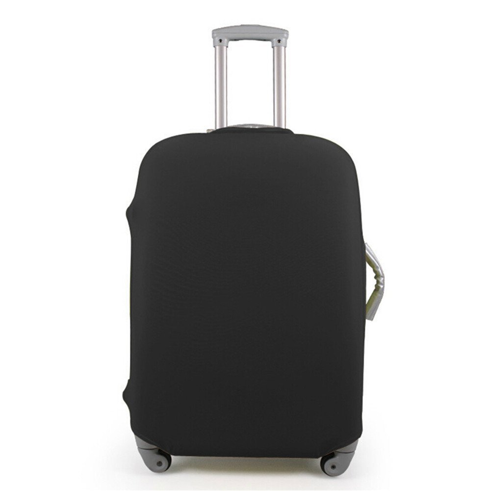 Just Life Elastic Dustproof Luggage Suitcase Protector Cover Fits Most 20" to 28" Bags, Set of 1, 28'' Black