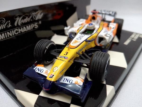 ミニチャンプス製 1/43　ルノーＦ１　R27　2007 G.フィジケラ ルノー R27 G.フィジケラ | F1ミニカーあれこれ