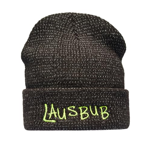 Bonnet tricot réfléchissant Lausbub Baddery haute visibilité enfant