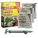 Weed Killer Kit with 1 x Doff Advanced Concentrated Weedkiller (3 Sachets) Weedkiller for Paths & Drives & a Reusable Compact Mini Garden Sprayer Pump Spray Bottle Attachment - Image 1