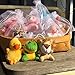 YeoNational&Toys Püschtier Kuscheltier 32 Stück kleine Tiere Schlüsselanhänger Kinderparty Spielzeug Set Geschenk für Jungen Mädchen Kinder Baby