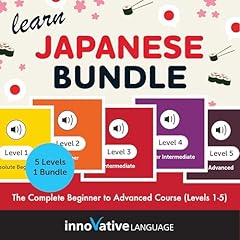 Learn Japanese Bundle: The Complete Beginner to Advanced Course (Levels 1-5) Titelbild