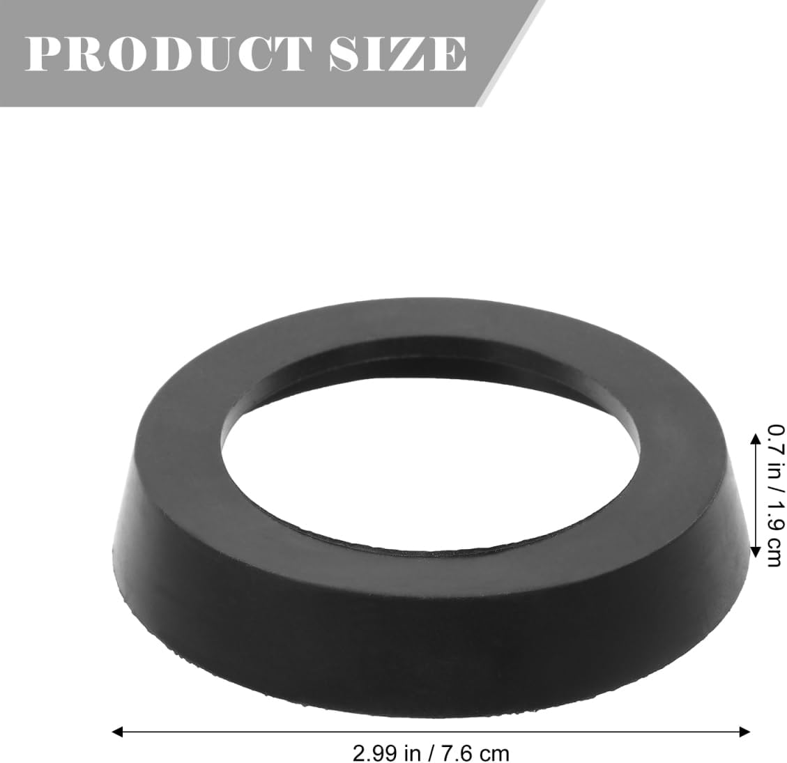Universal Replacement Water Pump Seal Cups for Manual Hand Pressure well Pumps 6-Pack Durable Rubber Pump Accessories 3.14X0.55 Inch for Home and Outdoor Use