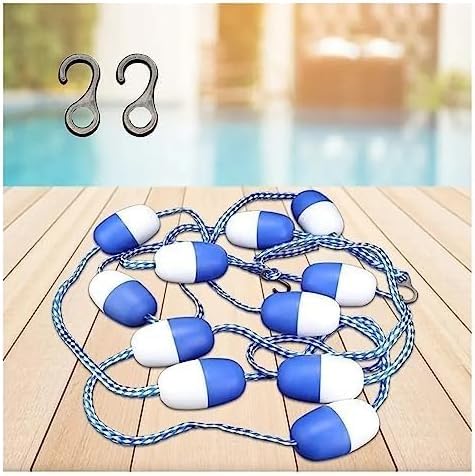 Ligne flottante et corde de séparation de sécurité pour piscine de parc aquatique
