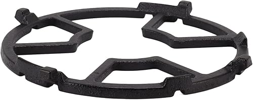 Zerodis Estante de soporte de hierro fundido para wok, estufa de gas deslizante universal, accesorios para estufas de gas para quemadores, cubiertas