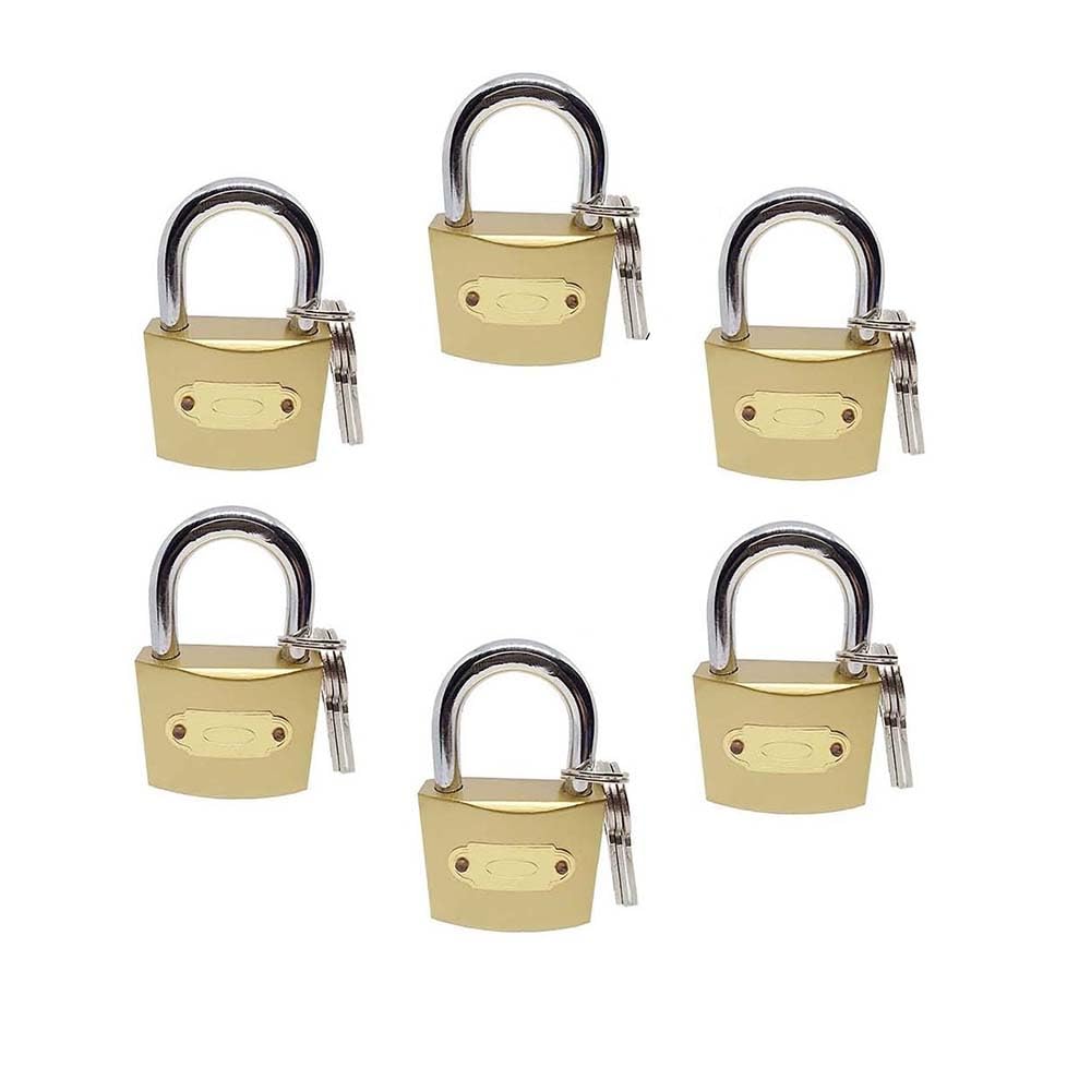 Unikkus Set of 6 Lock and Keys for Home Door Room House, Imported Suitable for Medium Purpose Like Doors shutters Gates, Strong Keys Ultra ulimate HOMEPRODUCTS4U,Lock Size 50mm Padlock (B0D2T9KC75) Amazon Price History, Amazon Price Tracker
