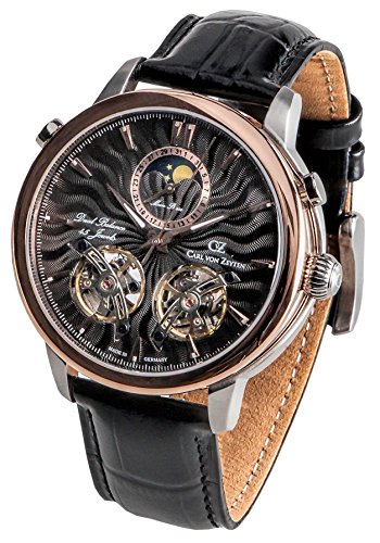 Preisvergleich Produktbild Herrenuhr Original Carl von Zeyten -Forbach- CVZ0056BK