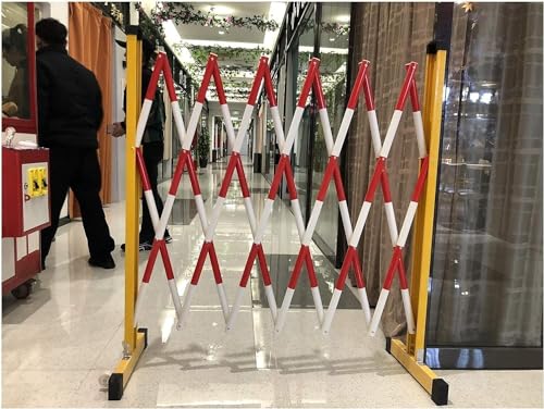 Clôture rétractable extensible et barrière de sécurité robuste pour entrepôt