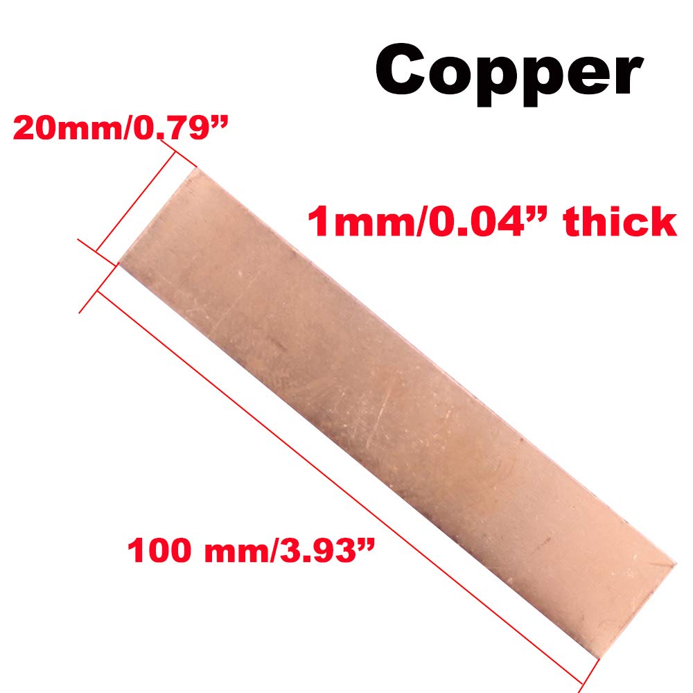 Anode Set1 Pc 1 X 6 X 0.04 Inch Pure Nickel Anode Sheet, 1 Pc 3.93 x 0