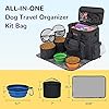 Modoker-Dog-Travel-Bag-with-Dog-Backpack-Airline-Approved-Pet-Travel-Bag-with-Shoulder-Strap-2-Collapsible-Dog-Bowls-2-Travel-Dog-Food-Container Dog Travel Bag with Backpack