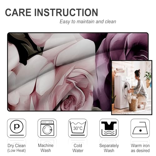 Rideau à oeillets fleurs imprimées pour chambre enfant