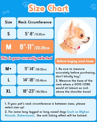 Image of Inflatable Dog Pillow Cone Collar After Surgery, Donut Soft Neck Cone for Pug Dachshund Medium Dogs, etc, Recovery E Collar to Stop Licking Paw
