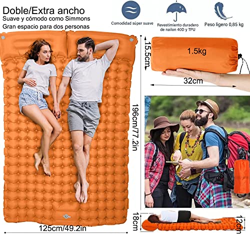 La Mejor comparativa de Colchonetas inflables resistentes los 7 más buscados. 20 Imagen adicional