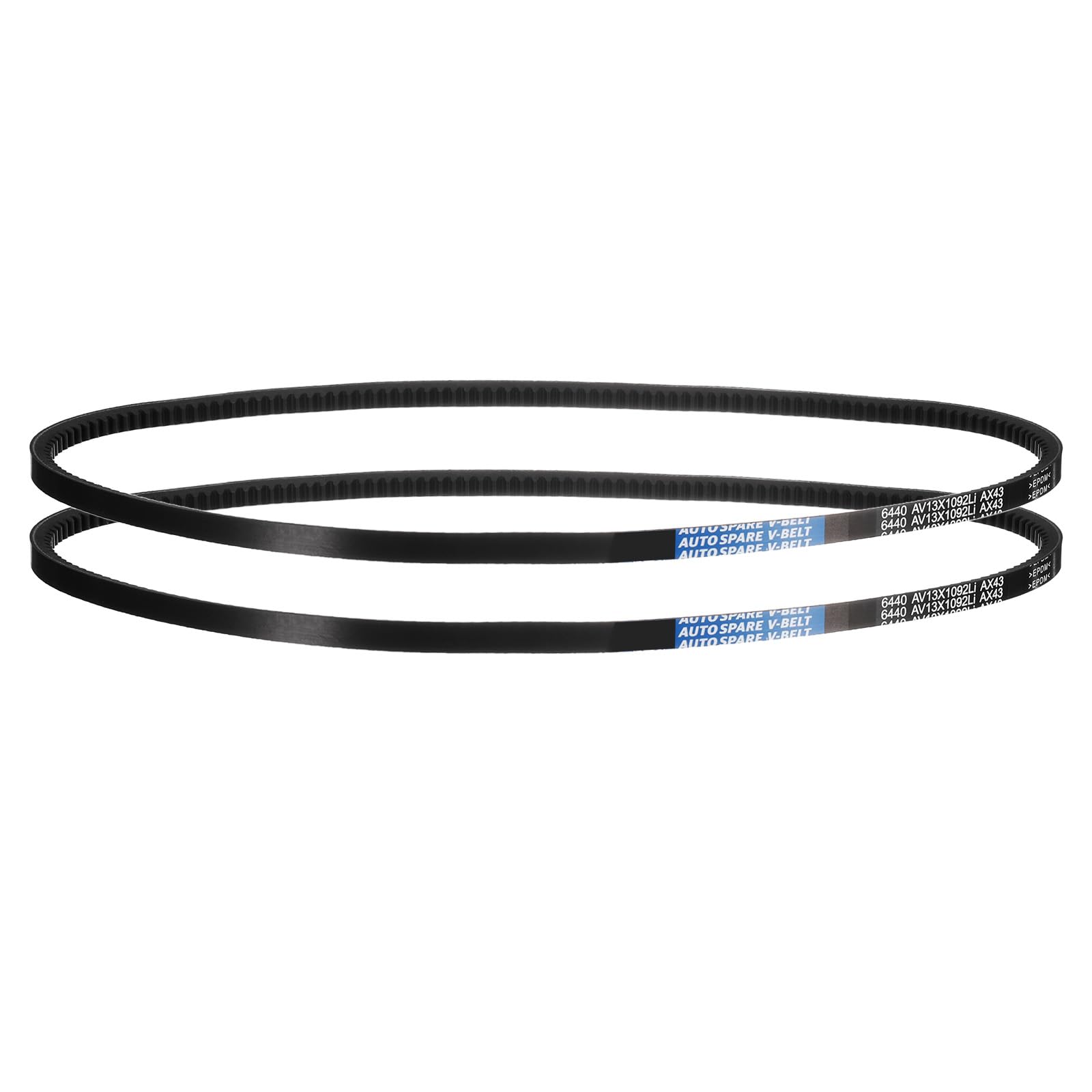 AX50 Belt, Raw Edge Cogged Industrial Rubber EPDM V-Belt, Pack of 2 — Amazon image 7